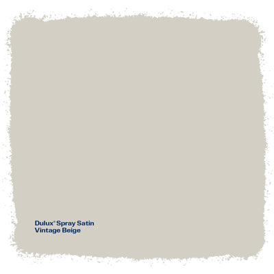Dulux Spray Paint 340g Satin Vintage Beige - Fast Drying - Self-Priming
