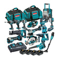 Makita 18V Brushless 15 Piece Combo Kit - Durable Tools - Ergonomic Design
