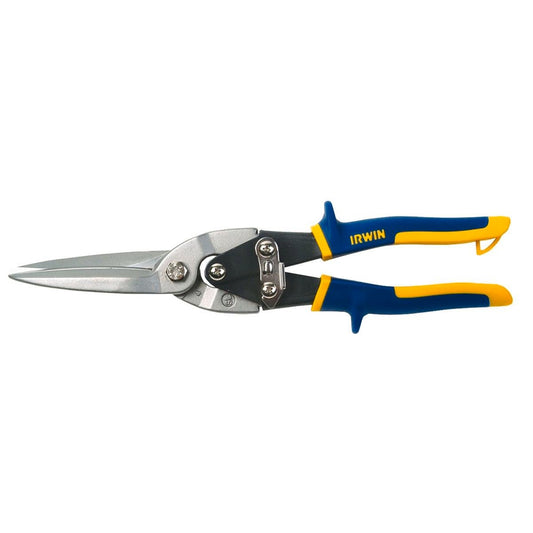 Irwin 300mm Straight Cut Snips - Steel - Comfortable Grip - Durable - Auzzistore