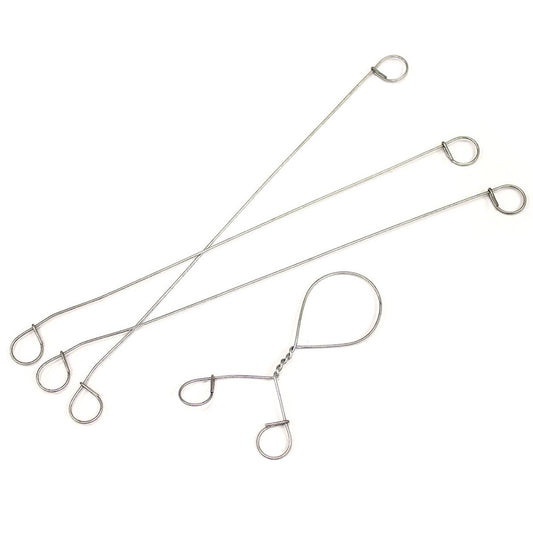 Jack Easi-Twist Screen Ties - 50 Pack - 1mm Galvanised Steel - Secure Fit – view 2 - Auzzistore