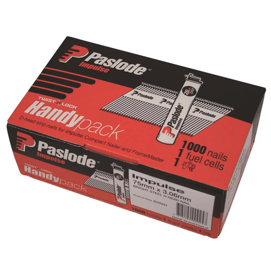 Paslode D Head Nails - 82mm - Steel - Hot Dipped Galvanised - 1000 Pack - Auzzistore