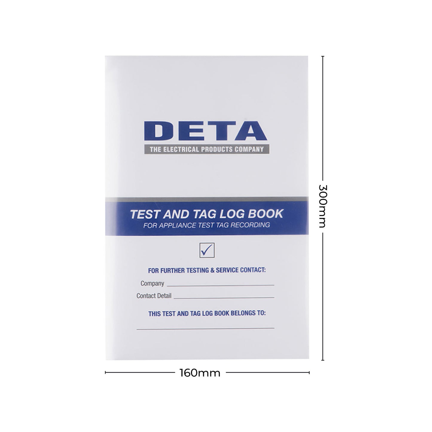 Deta Test And Tag Appliance Log Book