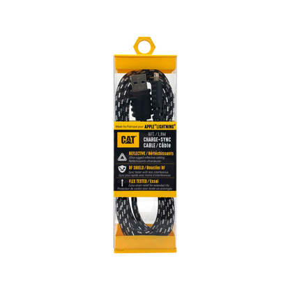 Cat Rugged Lightning To Usb Braided Cable 1 8m