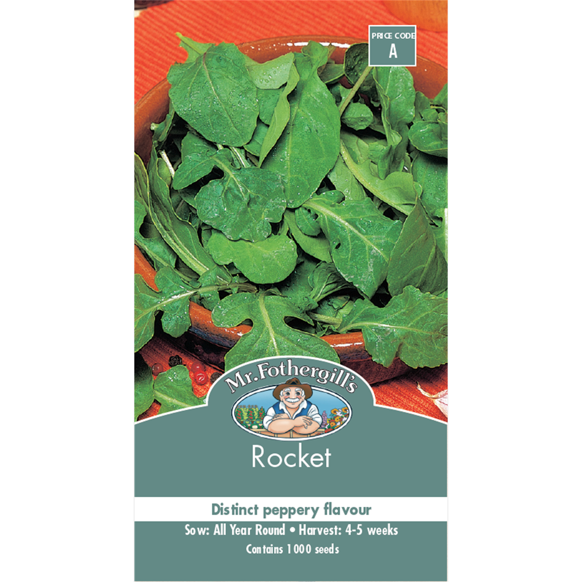 Mr Fothergill Rocket Vegetable Seeds 75mm Spicy – Auzzi Store