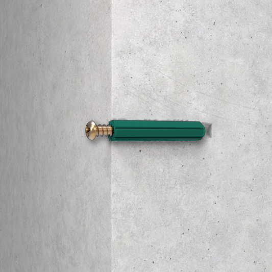 Ramset Green Wall Plugs 7 x 50mm Plastic 25 Pack Easy Insertion – view 2 - Auzzistore