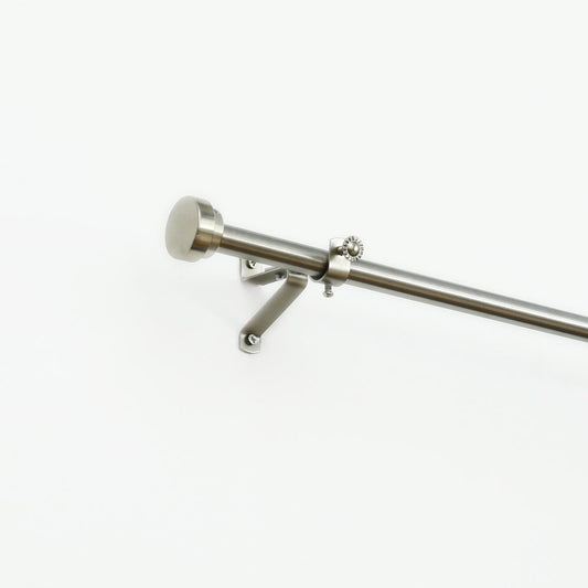 Windoware Satin Adjustable Curtain Rod Bracket - 75-95mm - Pewter - 2 Pack - Steel - Easy Installation – view 2 - Auzzistore