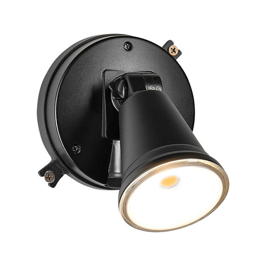 Brilliant Black Lamy DIY Single Head Security Light - 800 Lumens - Weather Resistant - Adjustable - Auzzistore