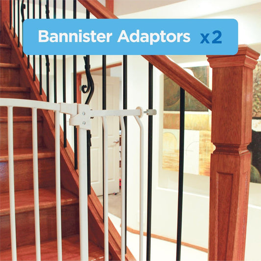 Perma Child Safety Bannister Adapter - 2 Pack - Steel - Adjustable – view 2