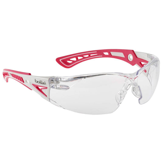 Boll Safety Clear Rush Small Safety Glasses - 150mm x 50mm x 140mm - Clear - Lightweight Eye Protection