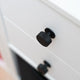 Taskmaster 32 Knurled Cabinet Knobs 4 Pack - 5mm - Matte Black - Modern Design