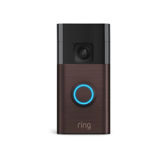 Ring Venetian Bronze Battery Video Doorbell - 1440p HD - Colour Night Vision - Easy Installation - Auzzistore