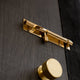 Taskmaster 100mm Polished Brass Barrel Bolt - Solid Brass Security Solution