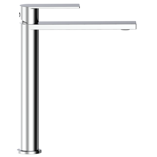 Mondella Chrome Rococo Tall Basin Mixer - 55mm x 400mm x 240mm - Lead-Free - Water-Saving – view 2