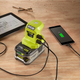 Ryobi 18V ONE+ Compact USB Power Source - Portable Charging Solution - 76mm x 81mm x 93mm