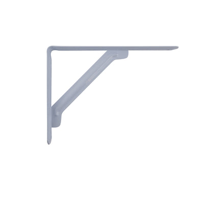 Carinya Light Stayed Bracket 200x150mm White Steel 100kg Capacity