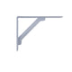 Carinya Light Stayed Bracket 200x150mm White Steel 100kg Capacity