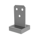 Vuepro 90mm Galvanised Concealed Bolt Down Post Support - Durable Steel