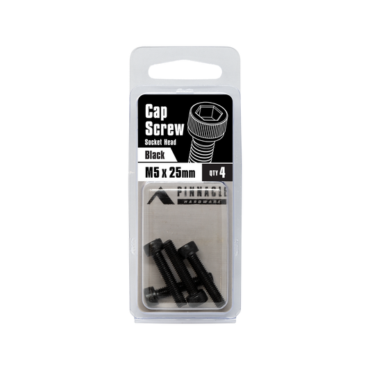 Pinnacle M5 Black Oxide Socket Head Cap Screw 25mm - 4 Pack – view 2 - Auzzistore