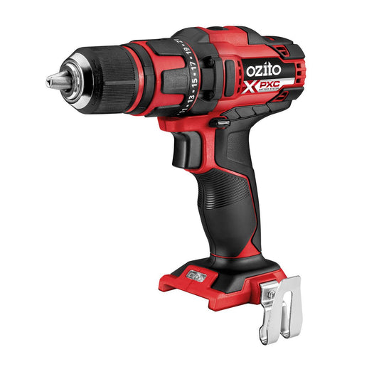 Ozito Pxc 18V Cordless Drill Driver 13mm - Red Black Silver - Skin Only – view 2 - Auzzistore