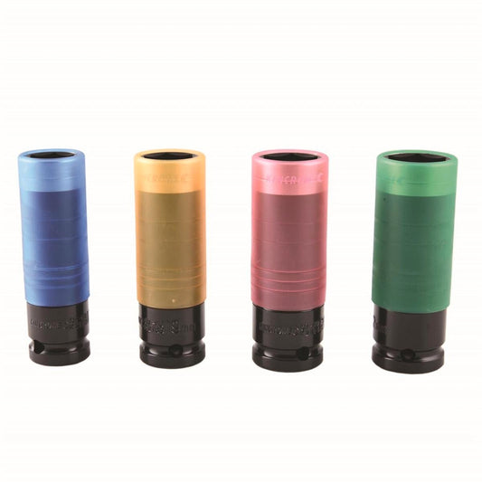 Kincrome 1/2 Drive Wheel Nut Socket Set 4 Piece Cr-Mo Durable Design - Auzzistore