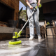 Ryobi Power Scrubber Brush - 178mm Medium Bristle - Effective Stain Removal