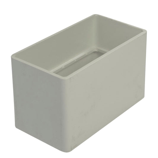 Icon Plastics Pipe Socket 100 x 65mm PVC Durable Versatile White