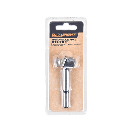 Craftright 35mm Concealed Hinge Boring Drill Bit - Precision Drilling Tool - Auzzistore