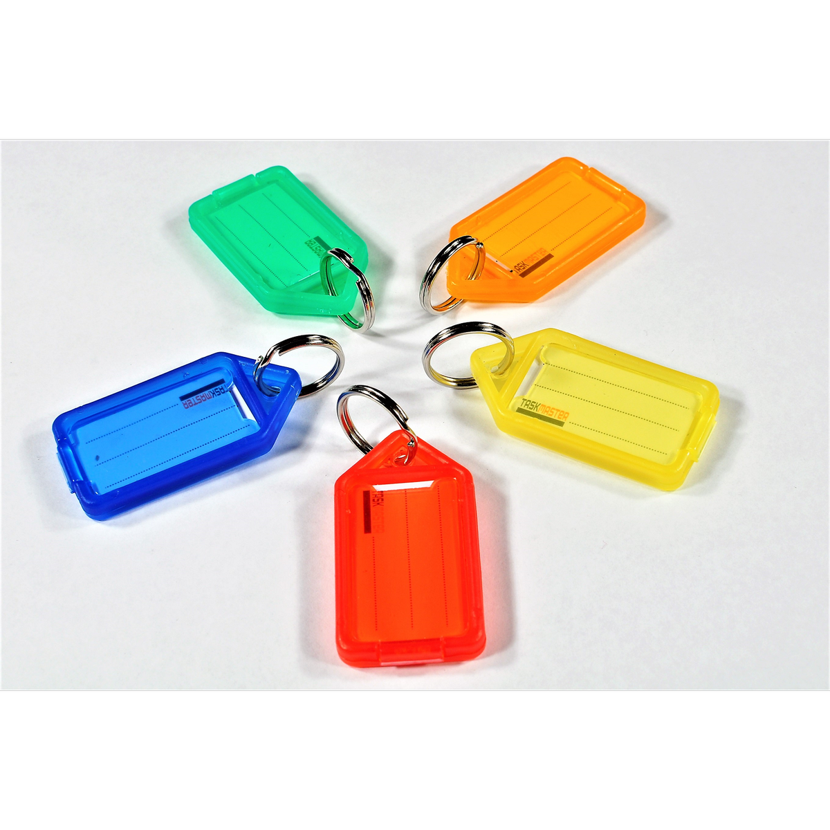 Taskmaster Key Tag - 56 x 29 x 6mm - Durable - Easy Labelling - Key Ring