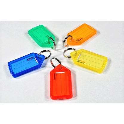 Taskmaster Key Tag - 56 x 29 x 6mm - Durable - Easy Labelling - Key Ring