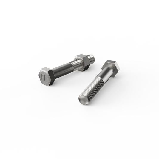 Zenith Hex Head Bolt - M12 x 75mm - 10 Pack - Stainless Steel 304 - Rust Resistant - Auzzistore