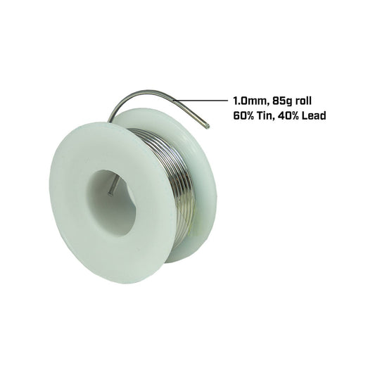Weller 1.0mm 60/40 Rosin Core Solder - 85g Spool – view 2 - Auzzistore