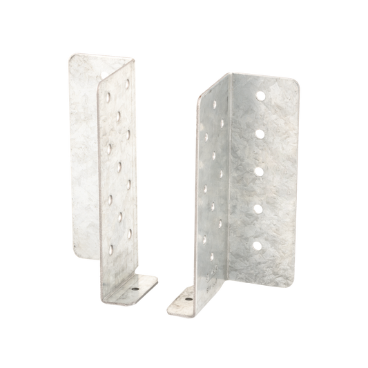 Pryda Split Joist Hanger Pair - 140mm - Galvanised - 1 Pair - Adjustable - Auzzistore