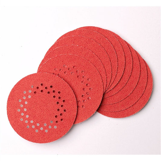 Diablo 125mm Mixed Grit Abrasive Random Orbital Sheets - 50 Pack - Red – view 2 - Auzzistore