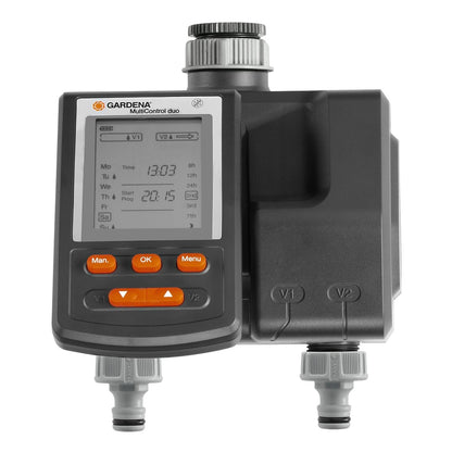 Gardena MultiControl Duo Water Computer - 2 Zones - Automatic Irrigation
