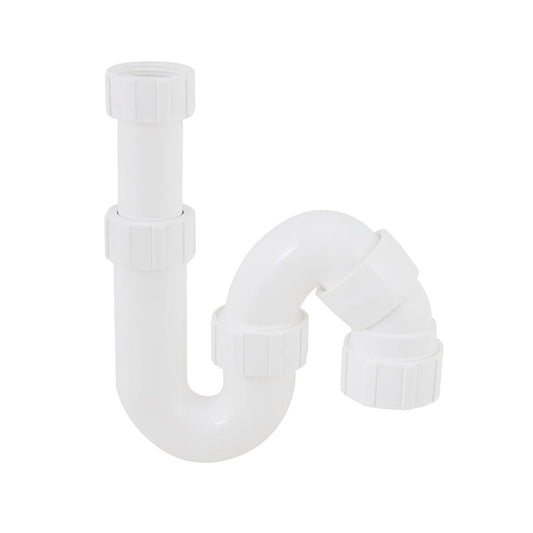 Haigh 32mm PVC Telescopic Space Trap - Adjustable - Easy Install