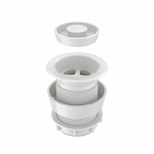 Caroma Plug and Waste - 40mm - White - Plastic - Durable - Auzzistore