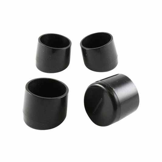 Surface Gard 25mm Black Angled Plastic External Chair Tip 4 Pack - Auzzistore
