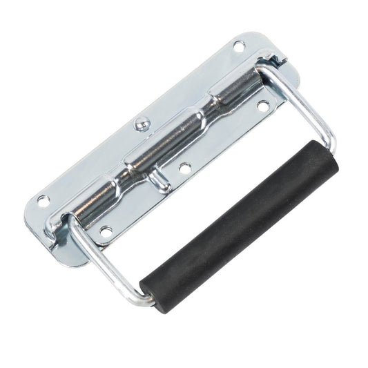 Goliath 140mm Zinc Plated Chest Handle - Spring-Loaded - PVC Grip - Auzzistore