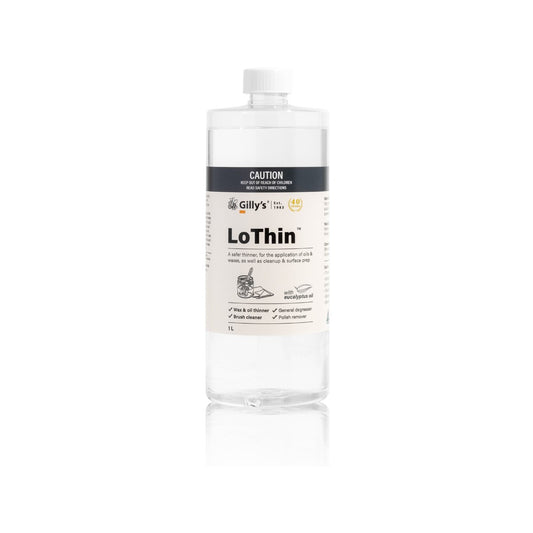 Gilly S Lothin Thinner and Cleaner - 1.2kg - Highly Refined Mineral Solvent - Thinner and Cleaner for Oils and Waxes