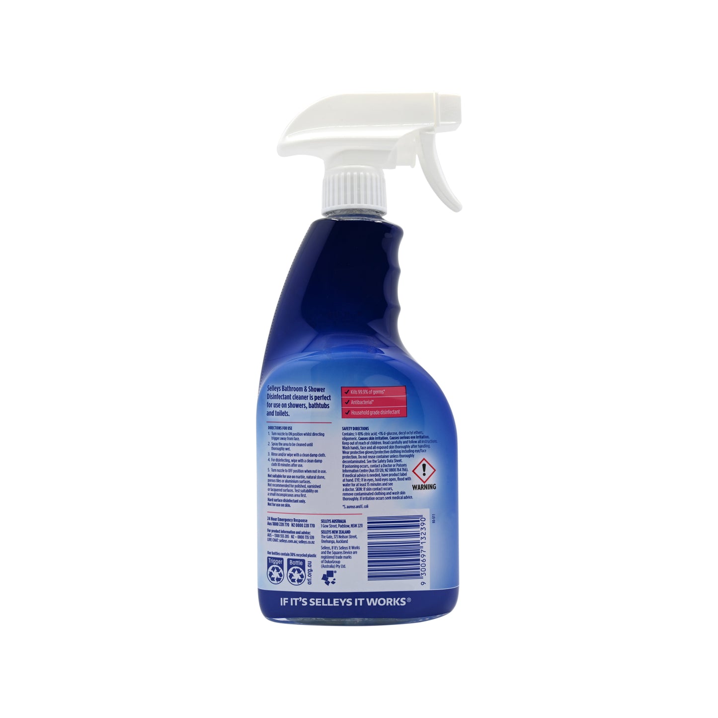 Selleys 750ml Complete Clean Bathroom And Shower Spray