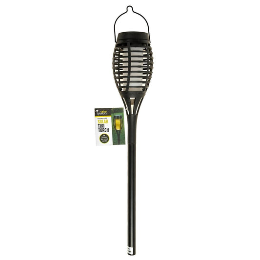Lytworx Solar Tiki Torch - 40cm - Weather Resistant - Flickering Flame