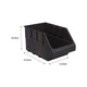 Handy Storage Plastic Storage Tote 30 Grey Durable Stackable Bin