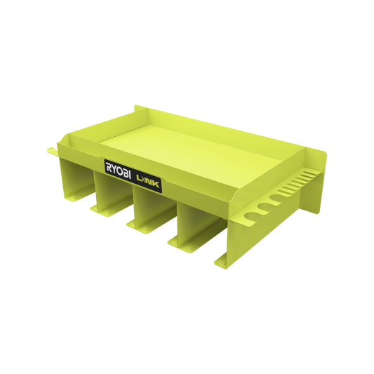 Ryobi Link Tool Organiser Shelf - Steel - 320mm x 160mm x 545mm - 22.7kg Capacity