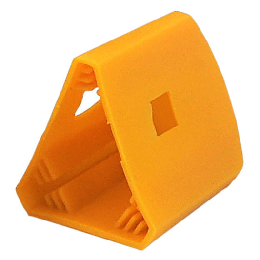 Jack Post Cap Yellow - 60mm Plastic - Snug Fit - High Visibility - Auzzistore