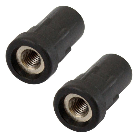 Richmond M10 Round Threaded Tube Insert 25mm Zinc Plated 100kg 2 Pack