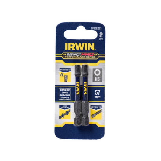Irwin Impact Pro Performance - 57mm - Other - 2 Pack - High Strength - Auzzistore