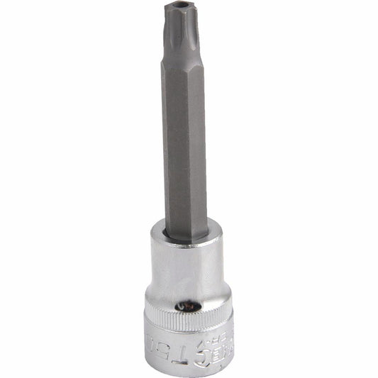 Kincrome Tamperproof Torx Bit Socket T50 100mm Chrome Vanadium Steel - Auzzistore