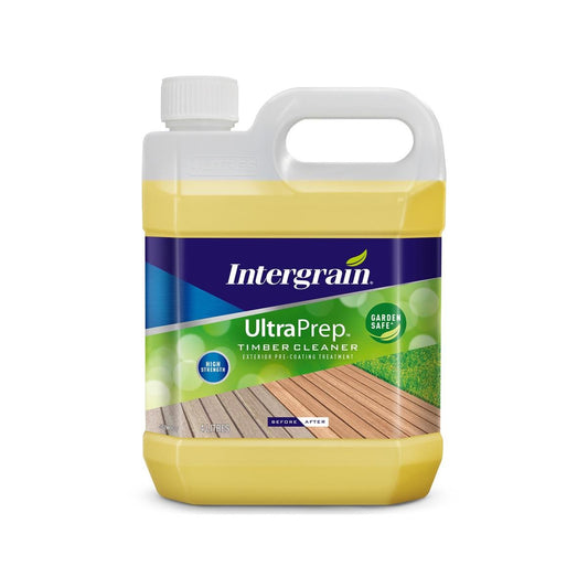 Intergrain Ultraprep Timber Cleaner 4L - Garden Safe - High-Strength Treatment