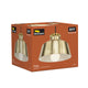 Brilliant Pendant Light - 20cm - Satin Brass - Plug-in