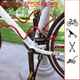 Master Lock Bike Keyed Lock - 1.8m x 8mm Braided Steel - Durable
